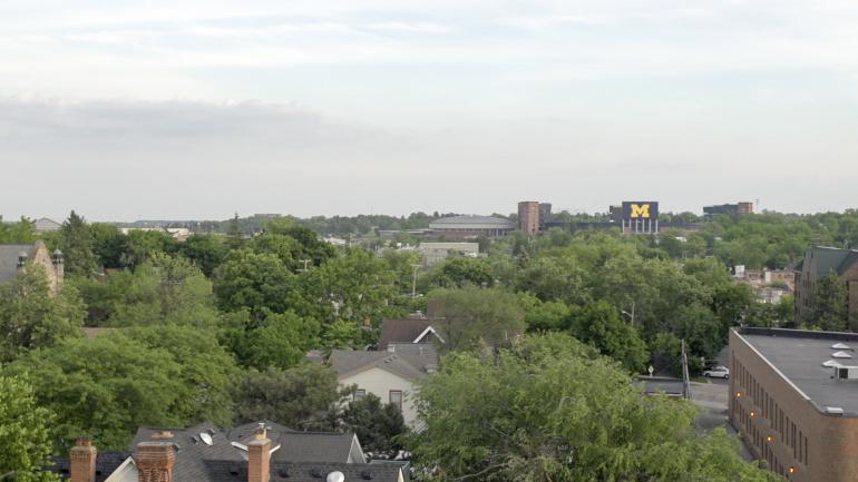 俯瞰市中心美景