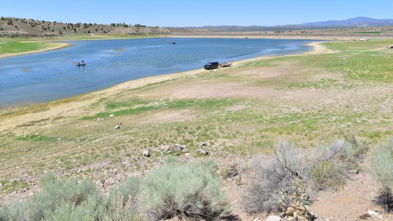 回声谷州立公园的蓄水池 回声谷州立公园的蓄水池