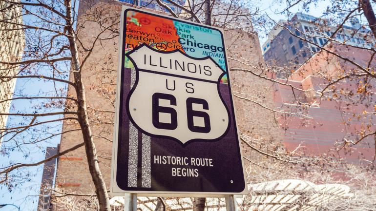 66号公路的起点