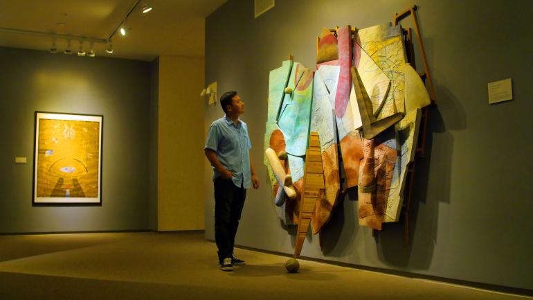 在华盛顿馆欣赏艺术作品 在华盛顿馆欣赏艺术作品