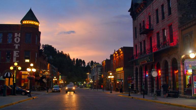 戴德伍德小镇的街道 戴德伍德小镇的街道