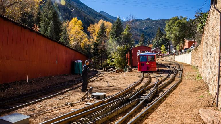 派克峰的齿轮铁路 派克峰的齿轮铁路