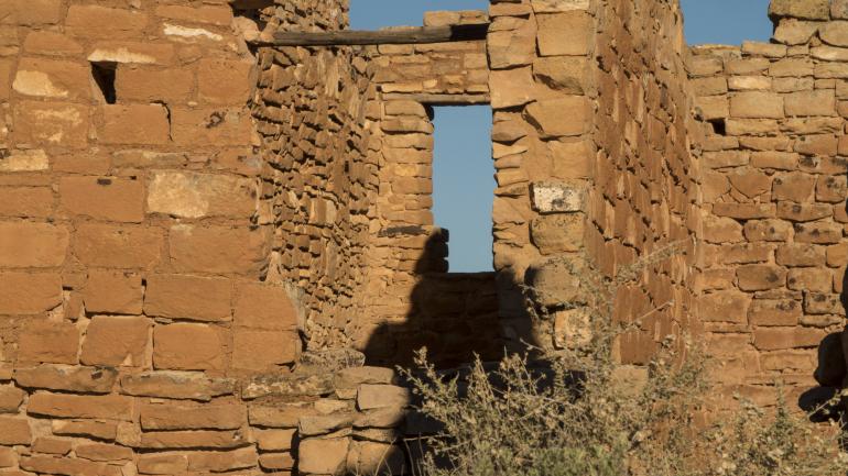 Hovenweep国家纪念碑古老的墙