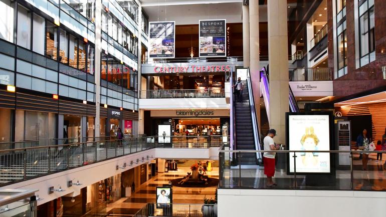 西田百货旧金山店的全四层全景