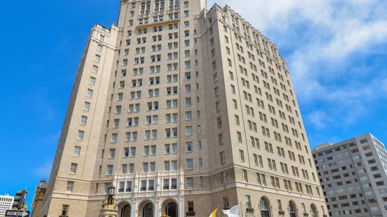 马克霍普金斯洲际酒店的外景