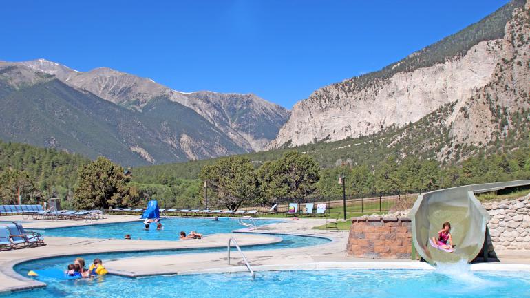 普林斯顿山温泉的浴池 普林斯顿山温泉的浴池