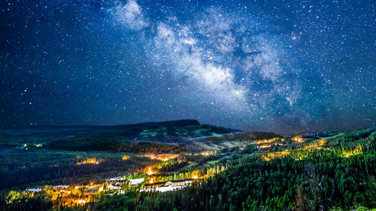 布莱恩海德保护区令人窒息的美丽夜景