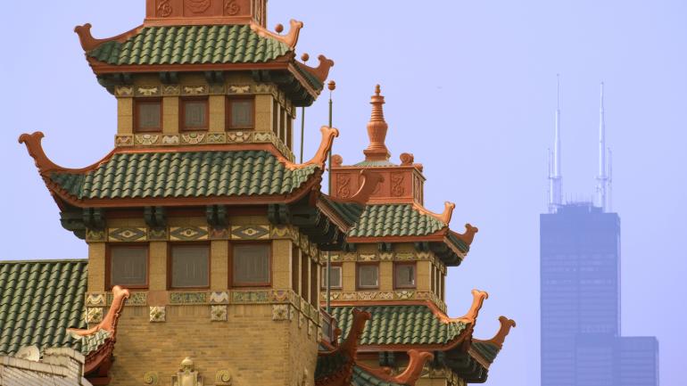 中国城的风俗街区