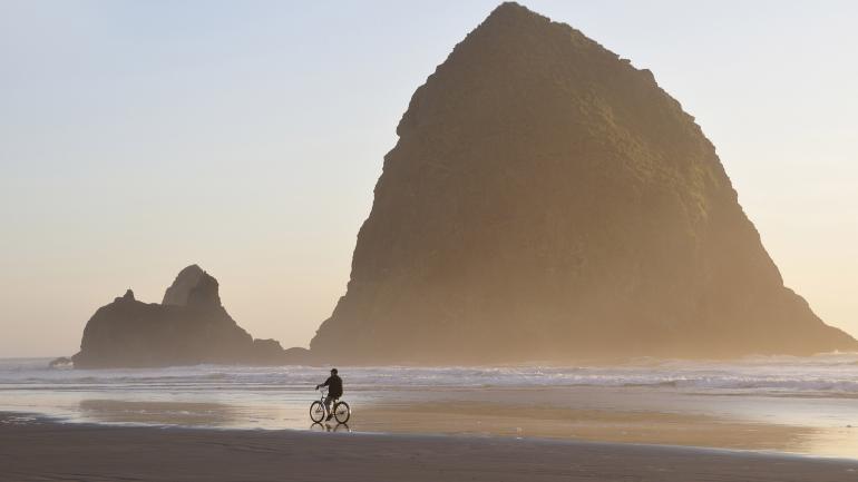 坎农海滩以及其他海滩距离俄列冈只有不到130公里的距离