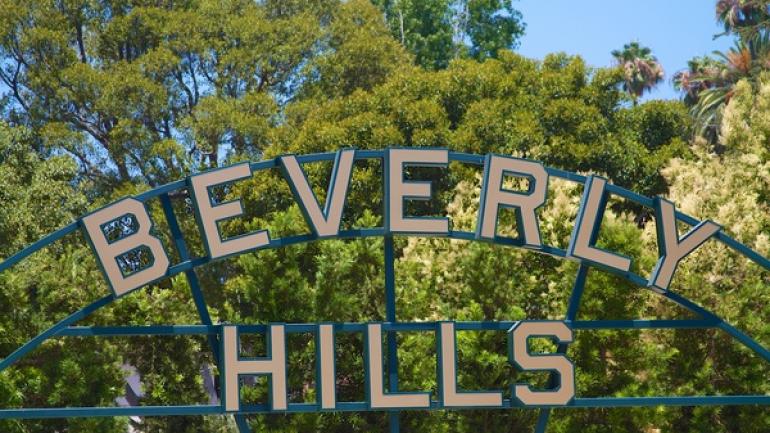 比弗利山庄路牌