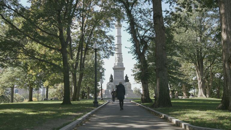 波士顿的纪念碑