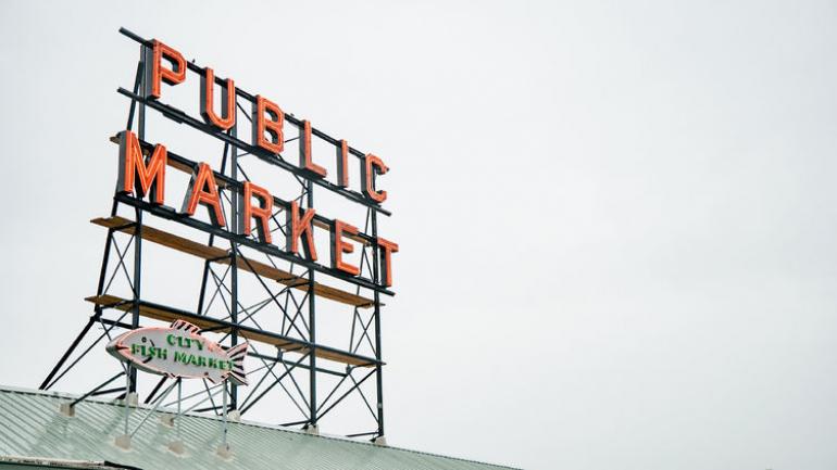 公共市场标志 公共市场标志