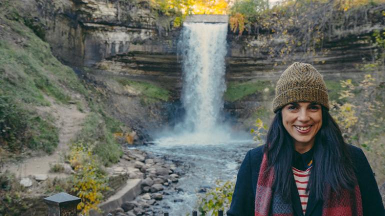 明尼苏达州的瀑布 明尼苏达州的瀑布