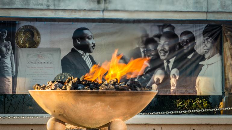 亚特兰大金中心燃烧的永恒之火 亚特兰大金中心燃烧的永恒之火