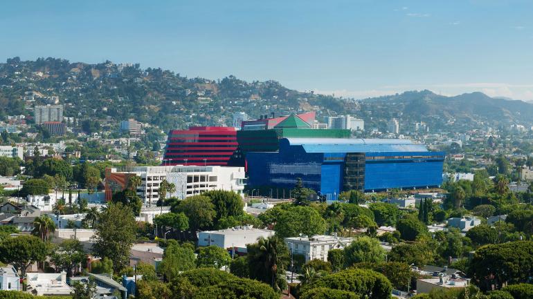 加利福尼亚州西好莱坞太平洋设计中心的景象