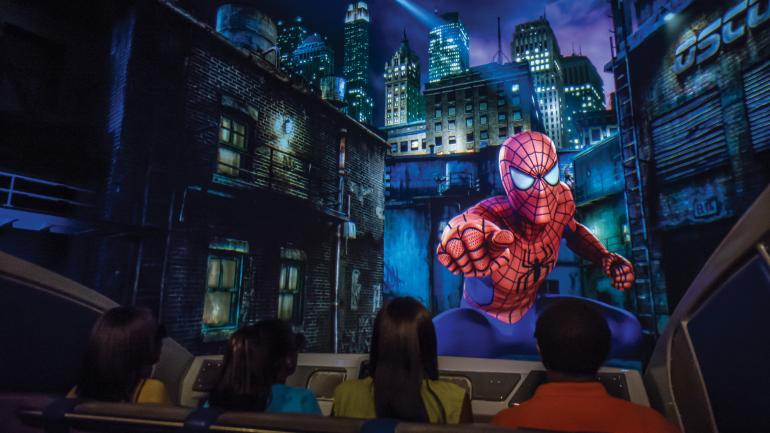 Universal’s Islands of Adventure 的 The Amazing Adventures of Spider-Man® 过山车