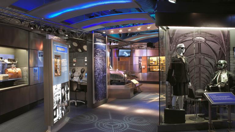 国际间谍博物馆内的展览