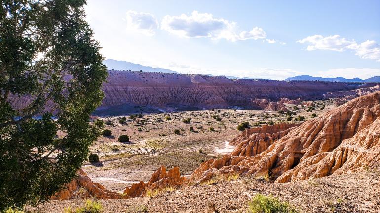 大教堂峡谷州立公园中壮丽的峡谷景色 大教堂峡谷州立公园中壮丽的峡谷景色