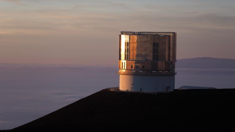 莫纳克亚山顶的斯巴鲁望远镜 莫纳克亚山顶的斯巴鲁望远镜