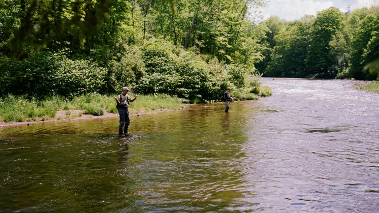 纽约州卡茨基尔山脉以飞蝇钓的发源地而广为人知。