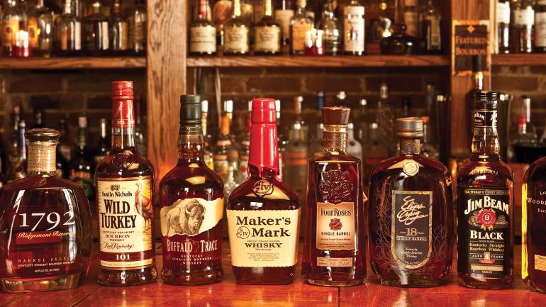 图片展示了肯塔基州的一些著名精酿波本威士忌 图片展示了肯塔基州的一些著名精酿波本威士忌