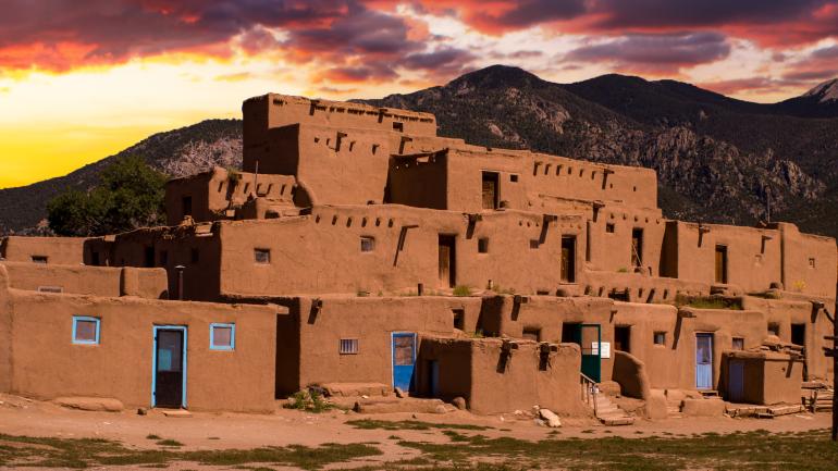 陶斯传统普韦布洛村落 陶斯传统普韦布洛村落