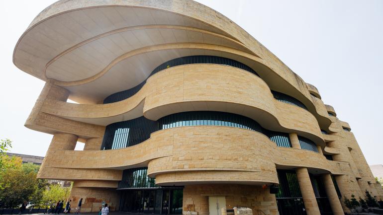 惊艳的美国印第安人国家博物馆外观 惊艳的美国印第安人国家博物馆外观