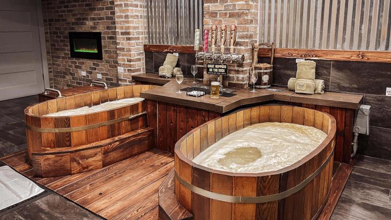 奥兰多啤酒水疗中心的私人水疗室