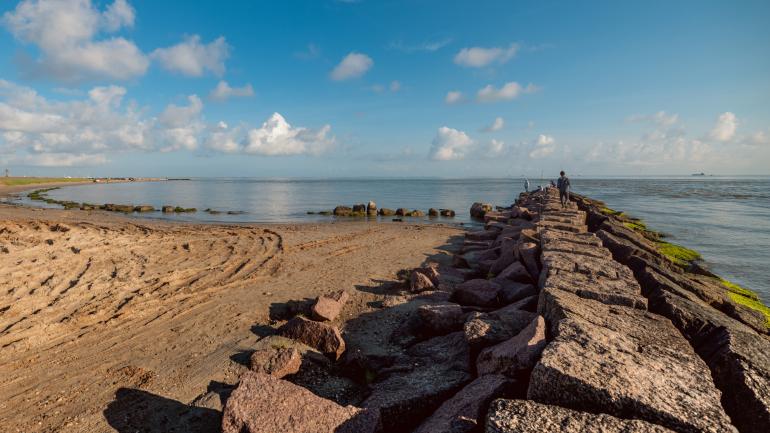 德克萨斯州德克萨斯城的德克萨斯城堤坝 德克萨斯州德克萨斯城的德克萨斯城堤坝