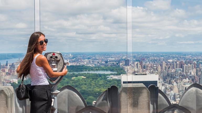 从 86 层观景台俯瞰中央公园的难忘照片