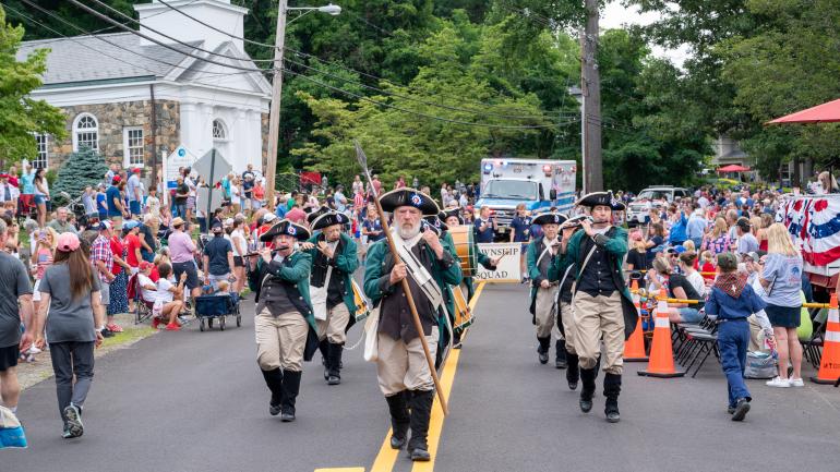 新泽西州莫里斯县 Mendham Township Parade 游行再现历史风貌