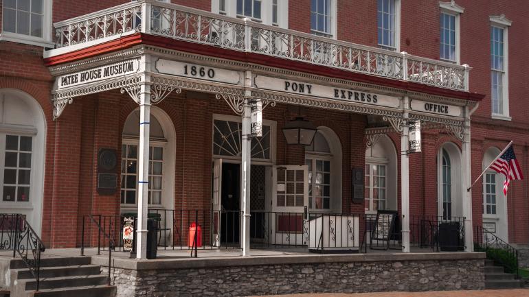 佩蒂之家博物馆的驿马快信驿站