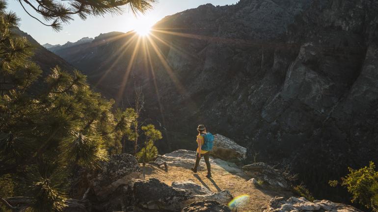 Backpacking through the Bitterroot Mountains in Montana