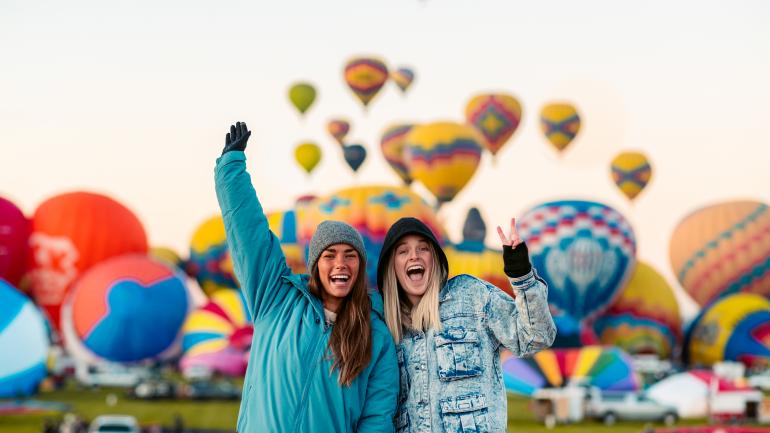 新墨西哥州，阿尔伯克基国际热气球节