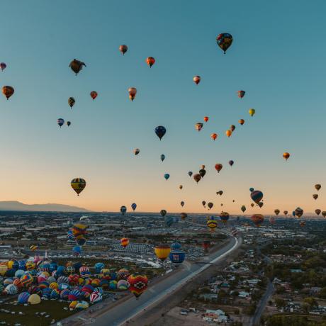 新墨西哥州，阿尔伯克基国际热气球节