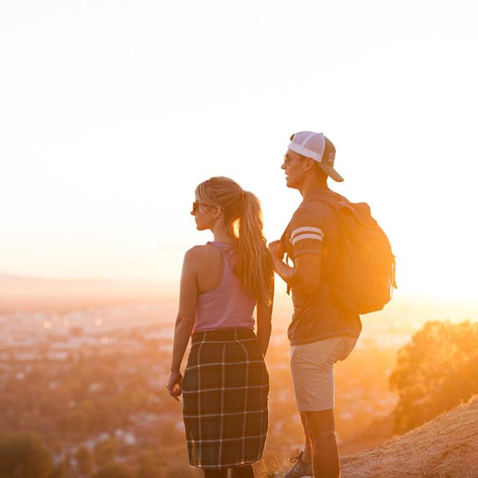 从怀尔德伍德峡谷公园眺望伯班克 从怀尔德伍德峡谷公园眺望伯班克