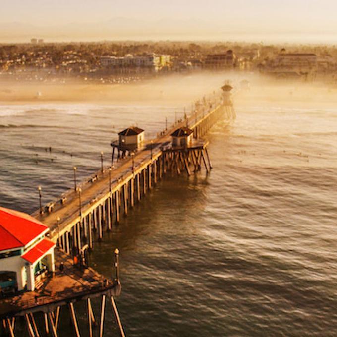 Sprawling Huntington Beach Pier 