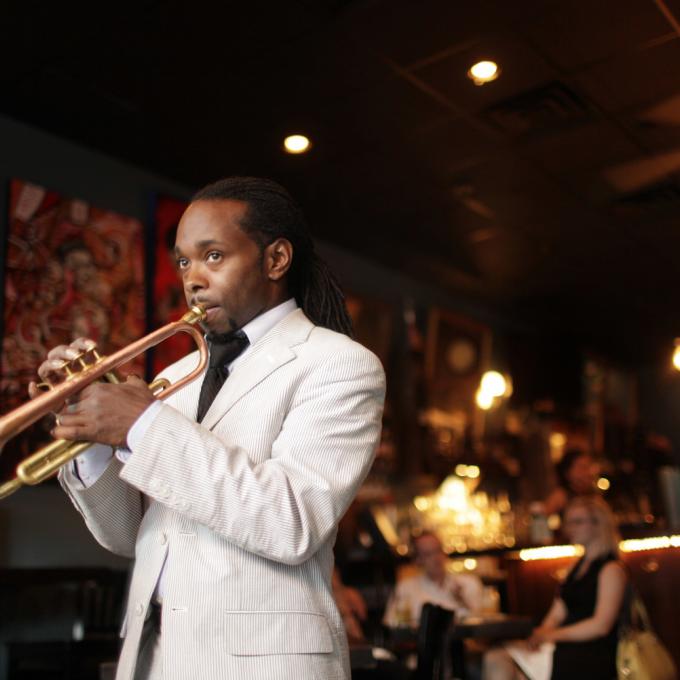 新奥尔良的现场音乐表演 新奥尔良的现场音乐表演