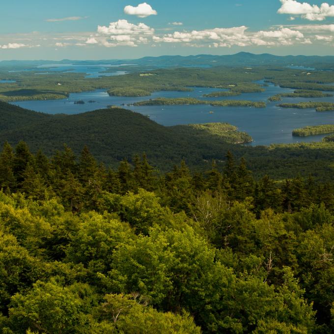 俯瞰温尼珀索基湖 俯瞰温尼珀索基湖