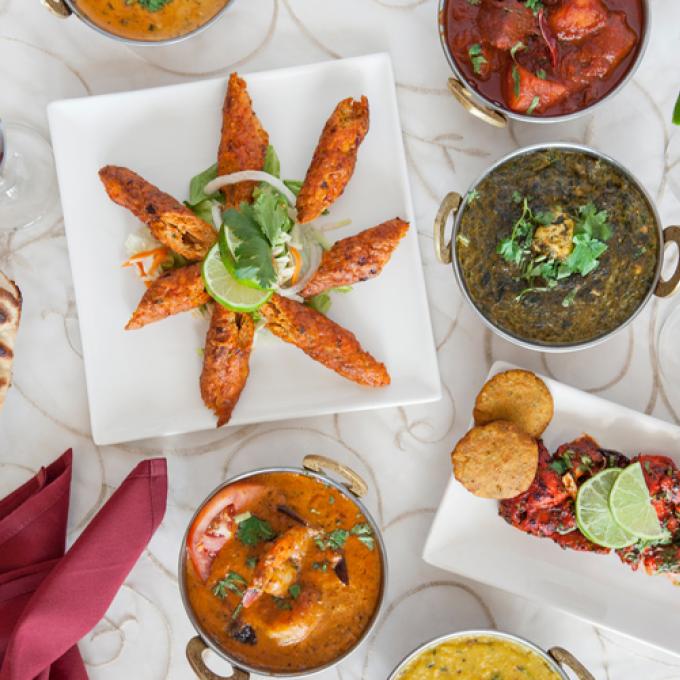 纽约市 Haveli Banjara Indian 餐厅的美食