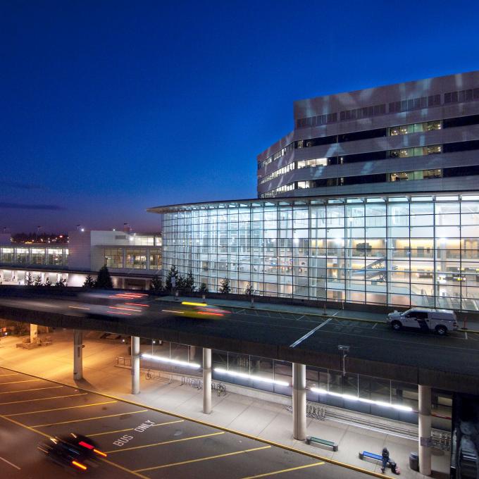 华盛顿州西雅图-塔科马国际机场外景 华盛顿州西雅图-塔科马国际机场外景