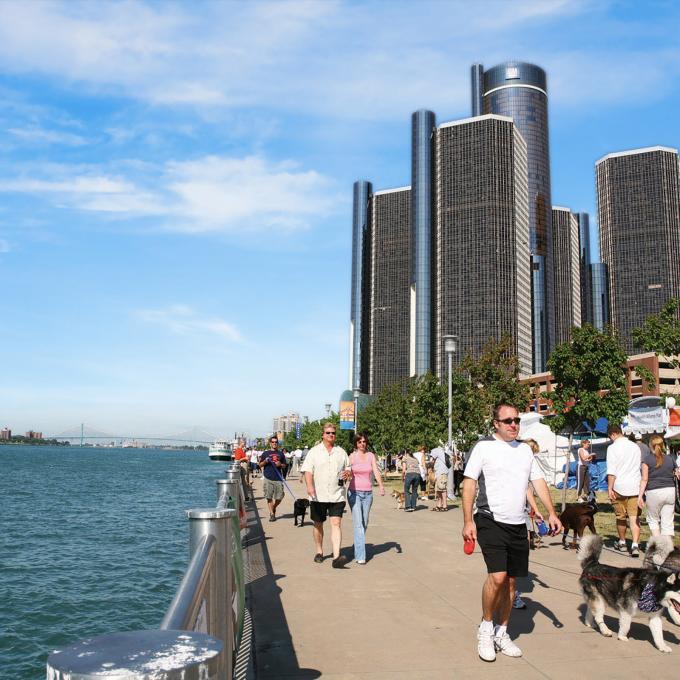 底特律河滨保护区