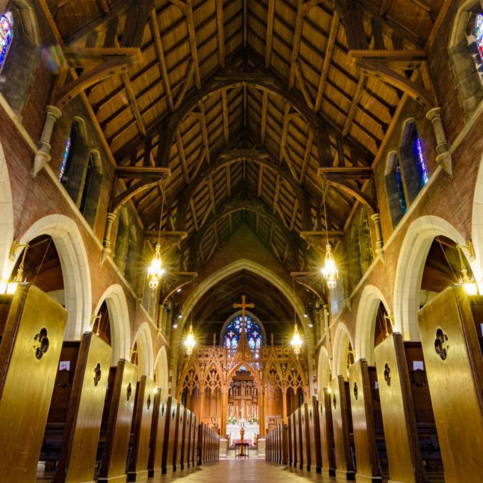 Interior of Grace Episcopal Church in Oak Park, Illinois Interior of Grace Episcopal Church in Oak Park, Illinois