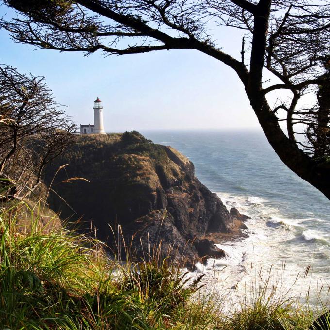 华盛顿州长滩半岛失望角的壮美景致