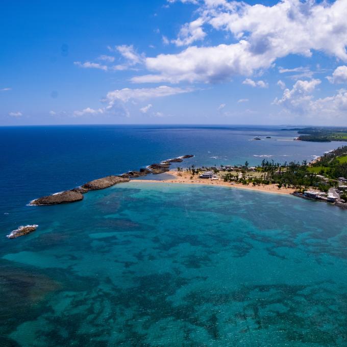 波多黎各下维加鸟瞰图 波多黎各下维加鸟瞰图