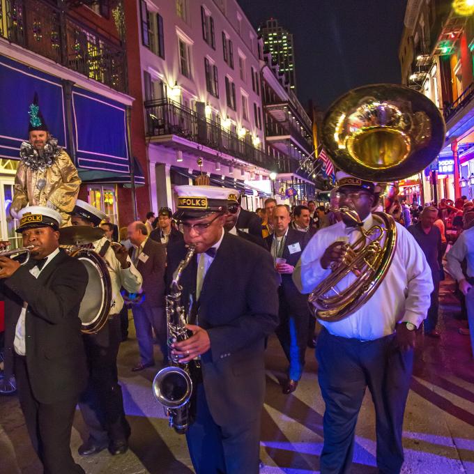 路易斯安那州新奥尔良的第二线游行 路易斯安那州新奥尔良的第二线游行