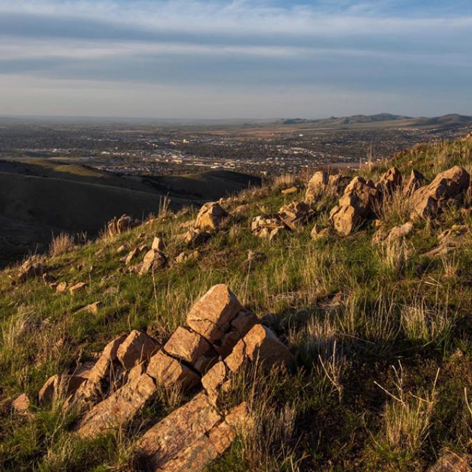爱达荷州波卡特洛附近的岩泉景观