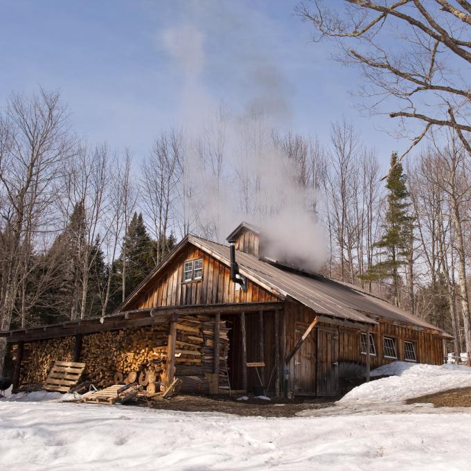 佛蒙特州斯托的特拉普家庭旅馆：冬日里的制糖厂