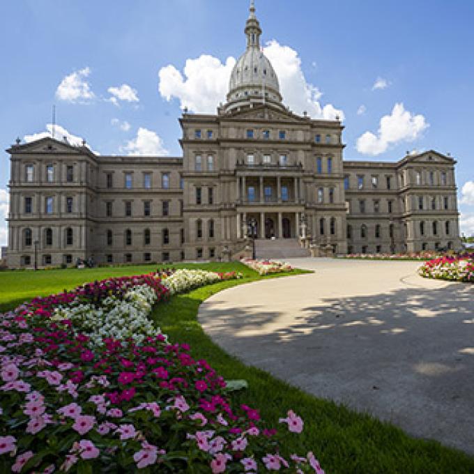 兰辛密西根州议会大厦