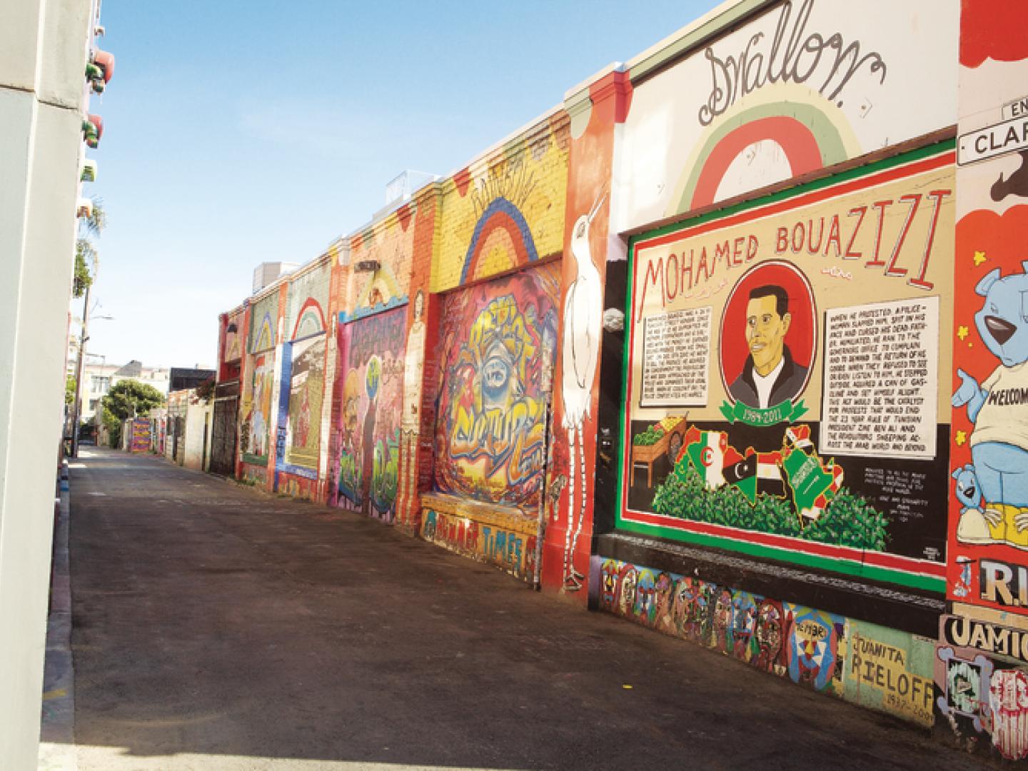 加利福尼亚州旧金山教会区的壁画